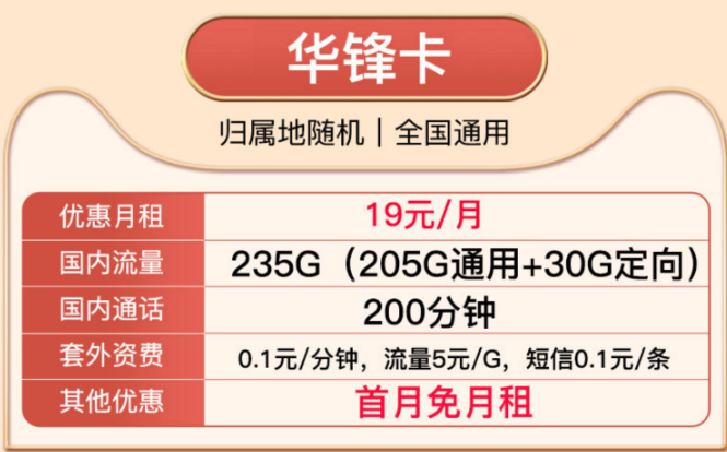 免費(fèi)領(lǐng)取流量卡啦！電信華鋒卡超多流量、免費(fèi)到家！