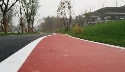 彩色透水健身步道,找北京美邦,給你一個(gè)滿意的作品