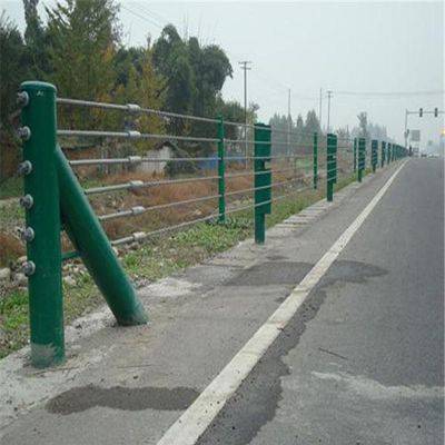 湖南張家界盤山路旅游景區(qū)纜索護(hù)欄 高速公路防撞繩索護(hù)欄 危險(xiǎn)山路鋼絲繩圍欄