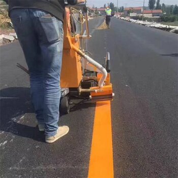 手推式汽油路面標(biāo)線噴線機(jī)熱熔道路斑馬線劃線機(jī)塑膠跑道劃線車(chē)
