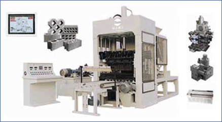 河南宇達路橋機械 QT6-15型全自動空心砌塊成型機，助力計算機設備廠房建設高效升級